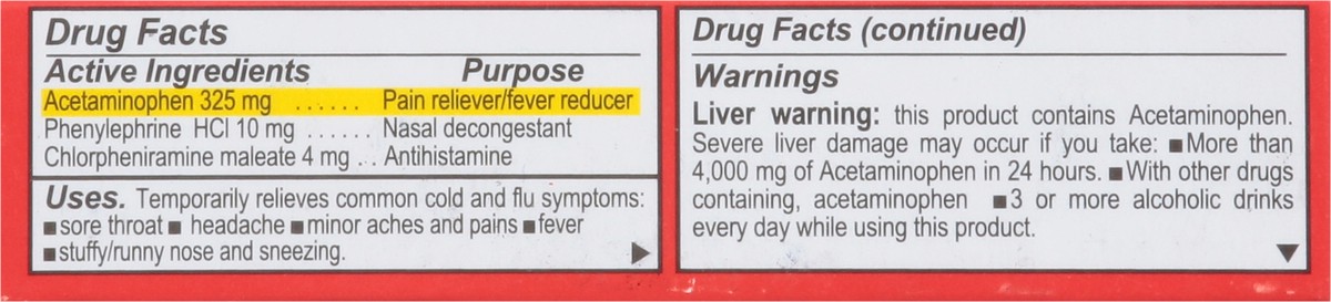 slide 4 of 9, Chinoin Cold & Flu Antiflu-Des 12 Capsules, 12 ct