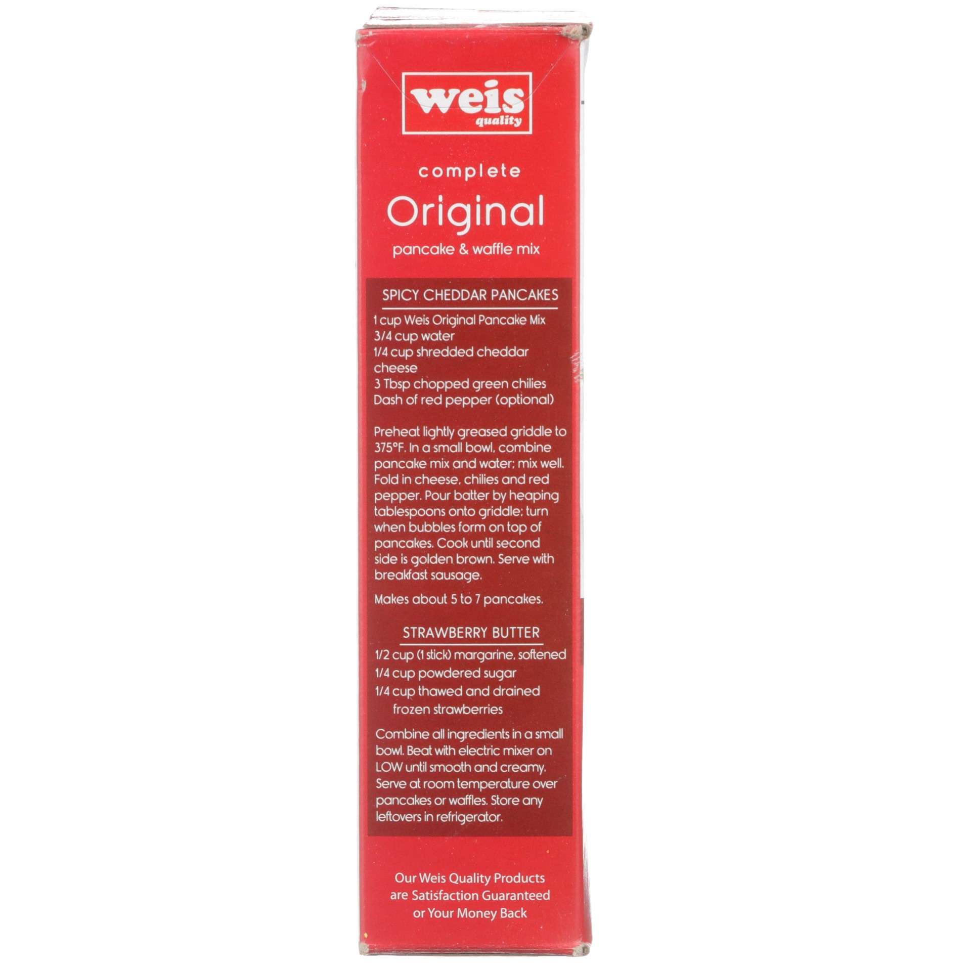 slide 6 of 6, Weis Quality Original Pancake and Waffle Mix, 2 lb