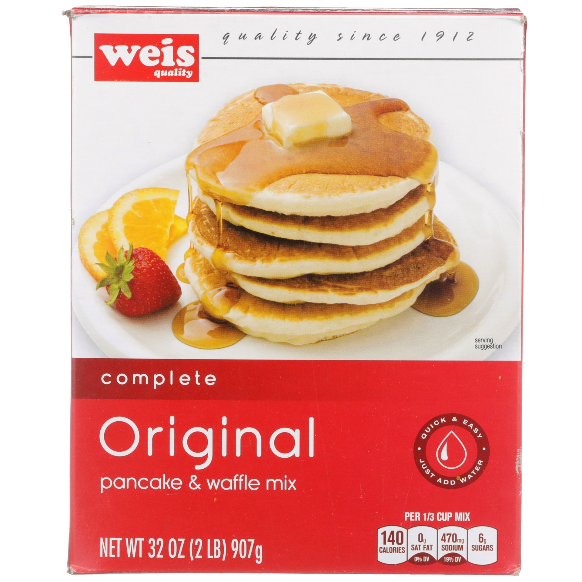 Weis Quality - Weis Quality, Original Complete Pancake & Waffle Mix (32 oz), Shop
