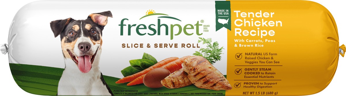 slide 3 of 4, Freshpet Fresh Pet Ckn/Rice/Veg Adult Pet Food, 1.5 lb