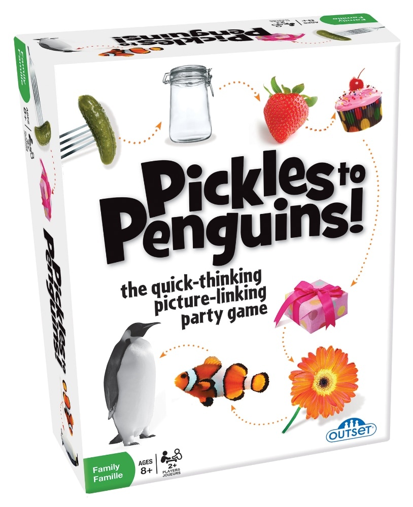 slide 1 of 1, Outset Media Pickles To Penguins Family Party Board Game, 1 ct