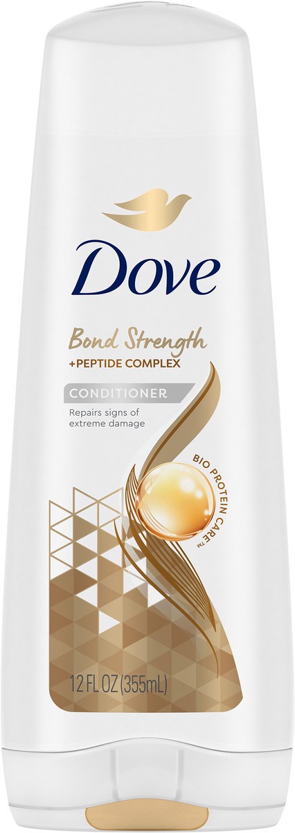 slide 8 of 11, Dove Damage Therapy Conditioner Bond Strength 12 Fl Oz, 12 fl oz