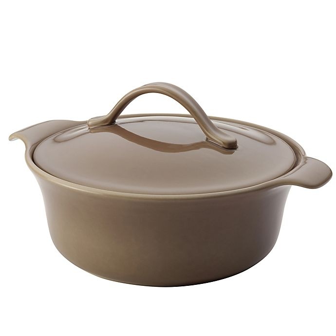 slide 1 of 1, Anolon Round Casserole - Umber, 2.5 qt