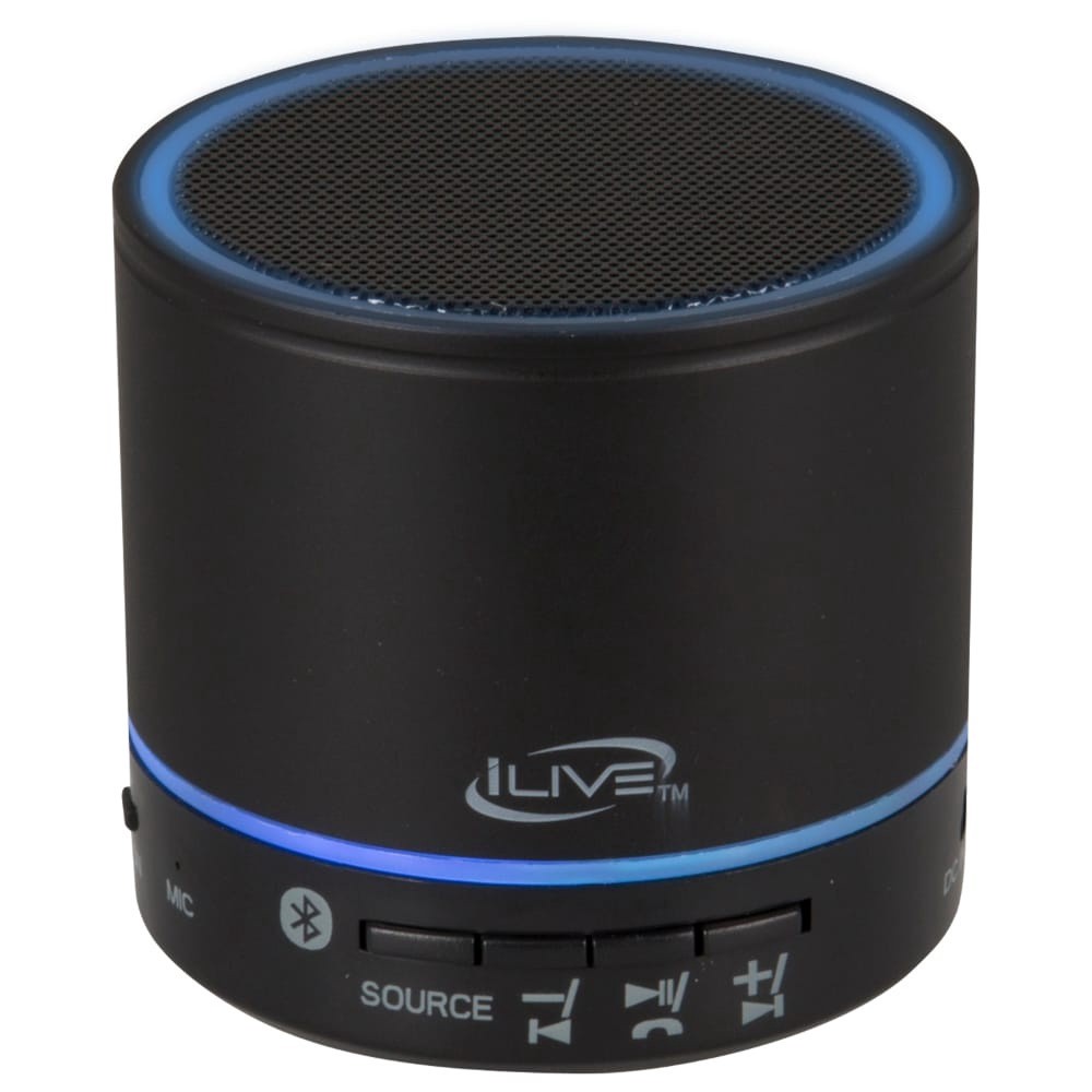 slide 1 of 3, iLive Portable Wireless Speaker - Black, 1 ct