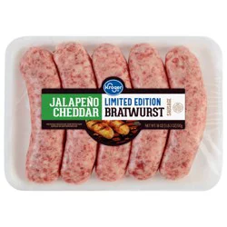 Kroger Limited Edition Jalapeno Cheddar Bratwurst Sausage