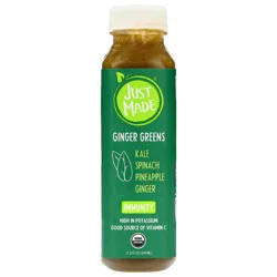 Just Made Immunity Ginger Greens Juice 11.8 fl oz
