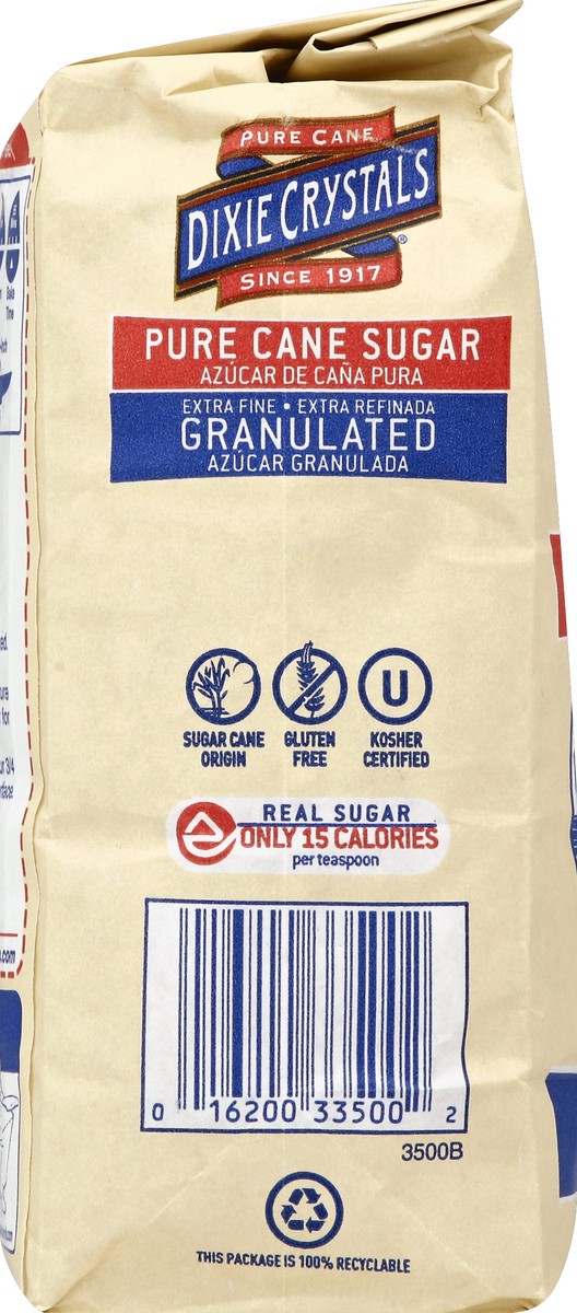 slide 3 of 5, Imperial Sugar Dixie Crystals Granulated Pure Cane Sugar, 32 oz