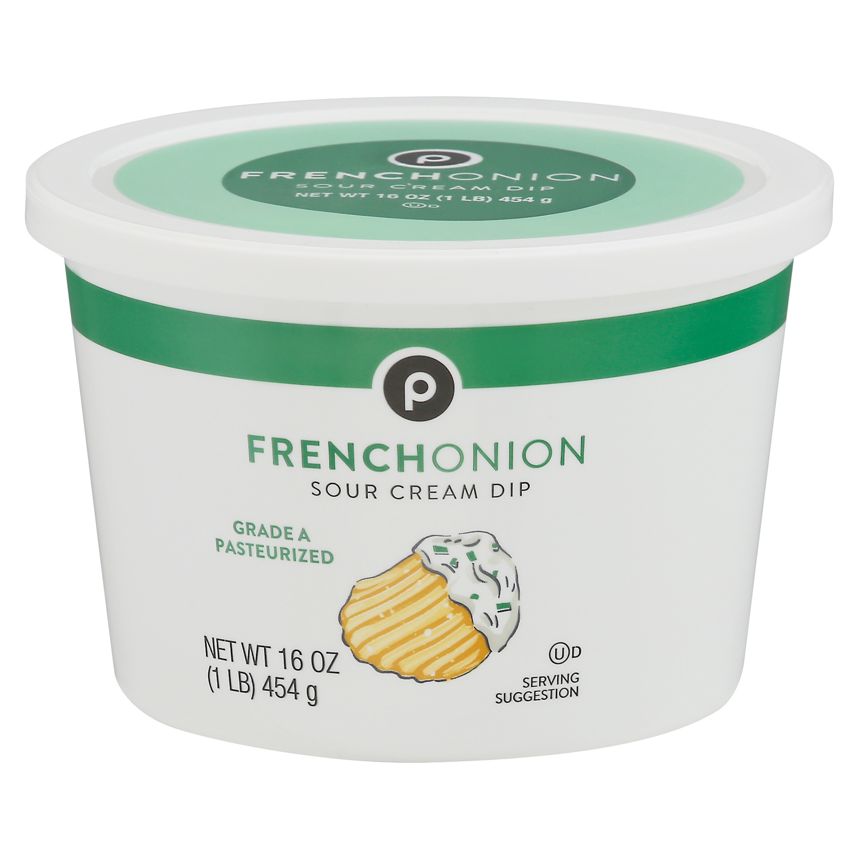 slide 1 of 1, Publix French Onion Sour Cream Dip, 16 oz