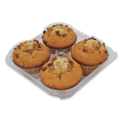 Banana Nut Muffins, 4 Count