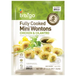 Bibigo Chicken & Cilantro Fully Cooked Mini Wontons
