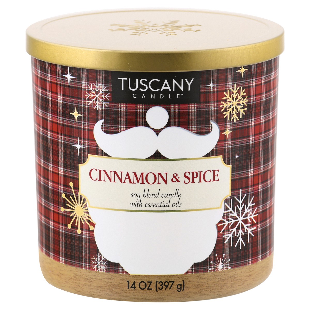 slide 3 of 9, Tuscany Candle Soy Blend Cinnamon & Spice Candle 1 ea, 1 ea