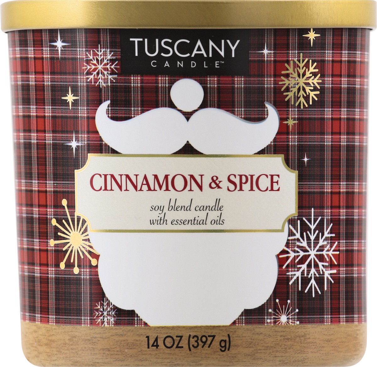 slide 4 of 9, Tuscany Candle Soy Blend Cinnamon & Spice Candle 1 ea, 1 ea