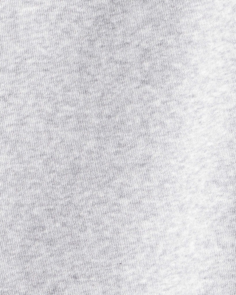 slide 2 of 3, Oshkosh Boys Solid Fleece Drawstring Joggers - Grey Grey 5, 1 ct