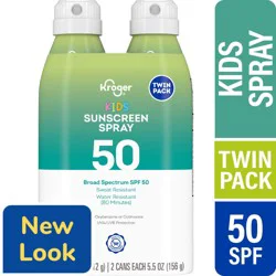 Kroger Kids Sunscreen Spray SPF 50