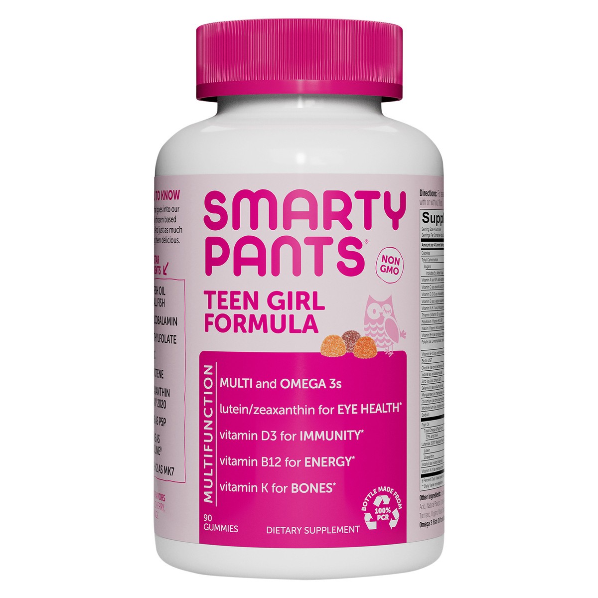 slide 1 of 1, SmartyPants Teen Girl Formula, 90 ct., 90 ct