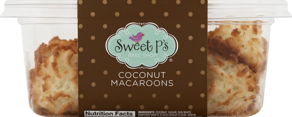 slide 5 of 6, Sweet P's Bake Shop Coconut Macaroons, 10 oz