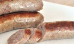 slide 1 of 1, Behrmann Smoked Bratwurst Links, per lb