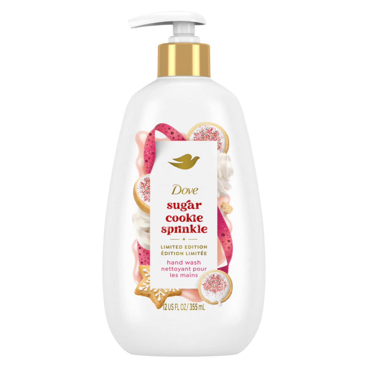 slide 3 of 25, Dove Limited Edition Holiday Treats Liquid Hand Wash for Deep Nourishment Sugar Cookie Sprinkle 12 oz, 12 oz