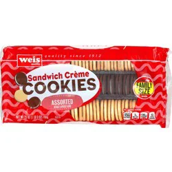 Weis Quality Assorted Sandwich Creme Cookies Family Size