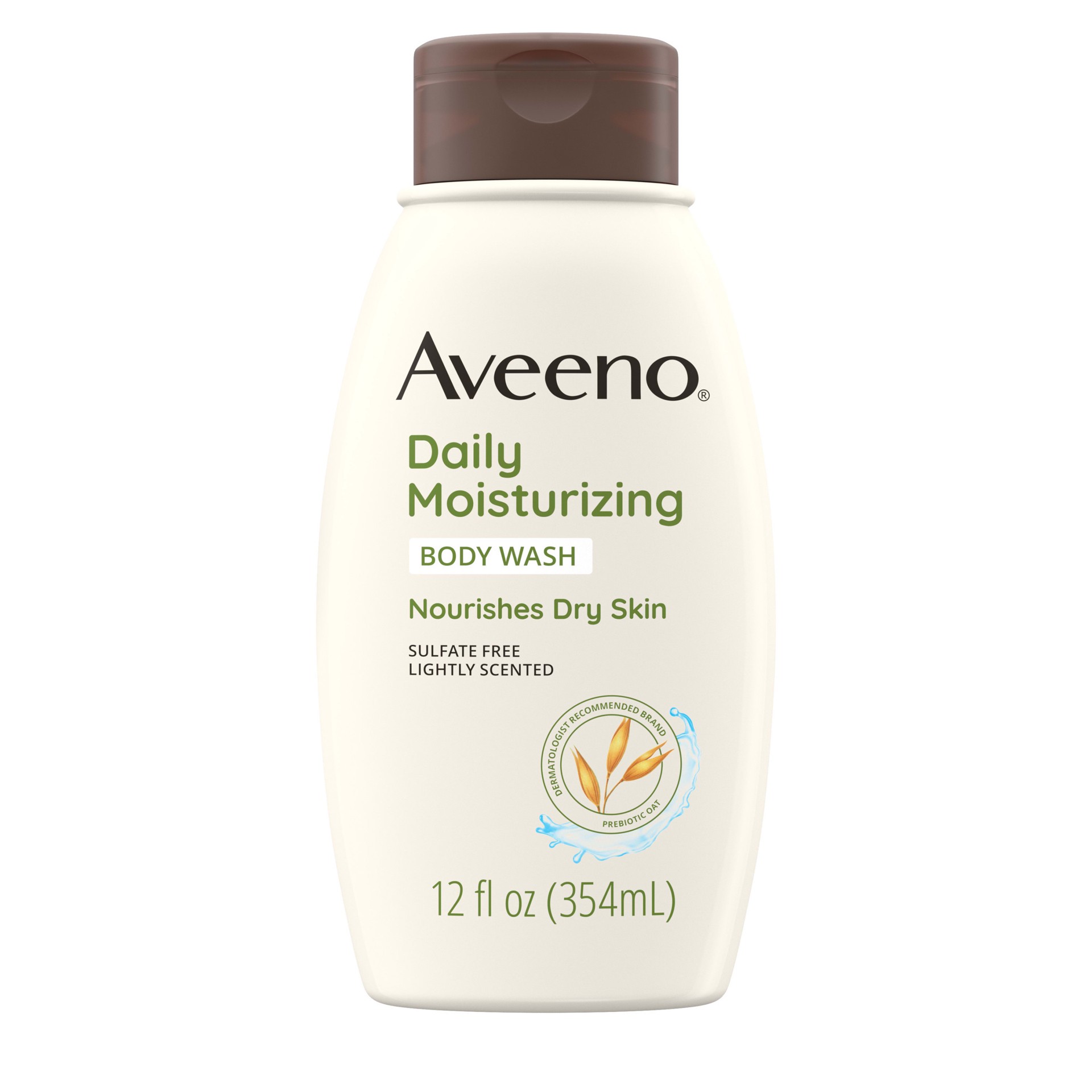 slide 1 of 7, Aveeno Body Wash Daily Moisture, 12 oz