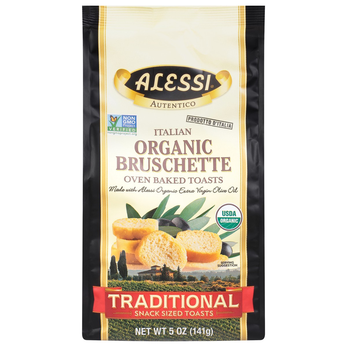 slide 3 of 13, Alessi Traditional Italian Organic Bruschette 5 oz, 5 oz