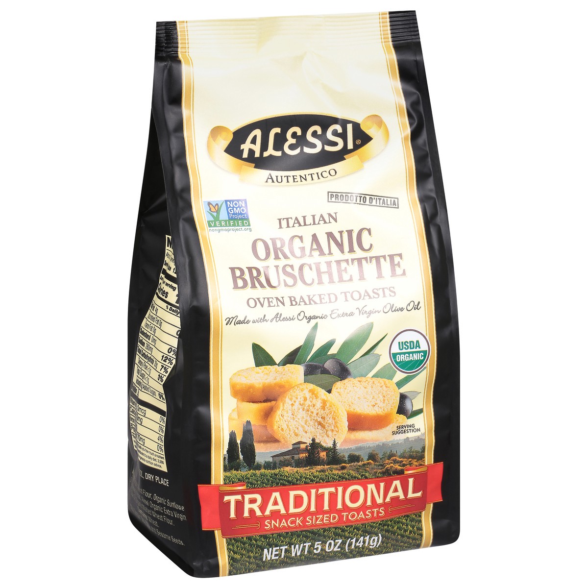 slide 4 of 13, Alessi Traditional Italian Organic Bruschette 5 oz, 5 oz