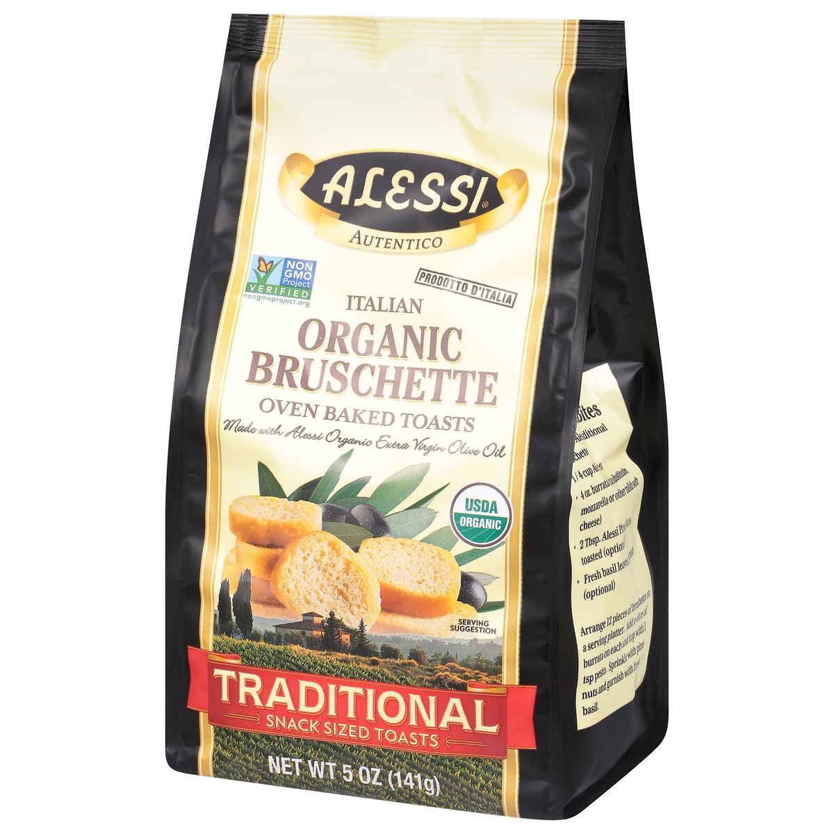 slide 6 of 13, Alessi Traditional Italian Organic Bruschette 5 oz, 5 oz