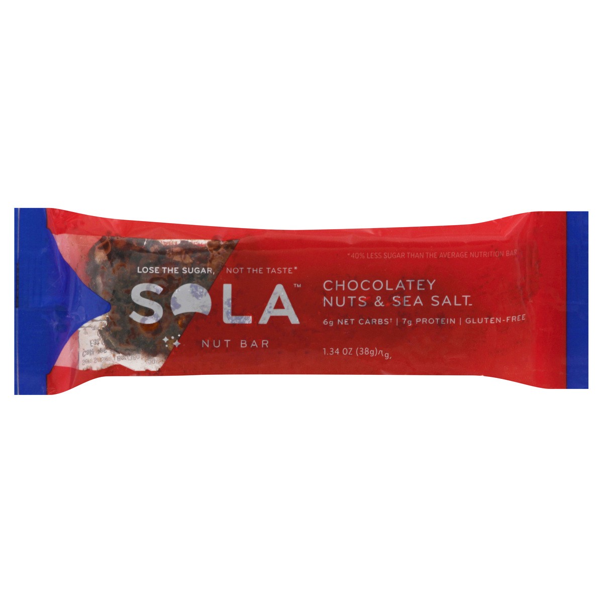 slide 6 of 13, Sola Chocolatey Nuts & Sea Salt Nut Bar 1.34 oz, 1.34 oz