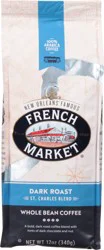 French Market Coffee Whole Bean Dark Roast - 12 oz