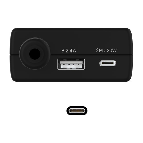 slide 3 of 5, j5create 108W 3-Port Pd Usb-C Super Charger, Black, Jup34108, 1 ct