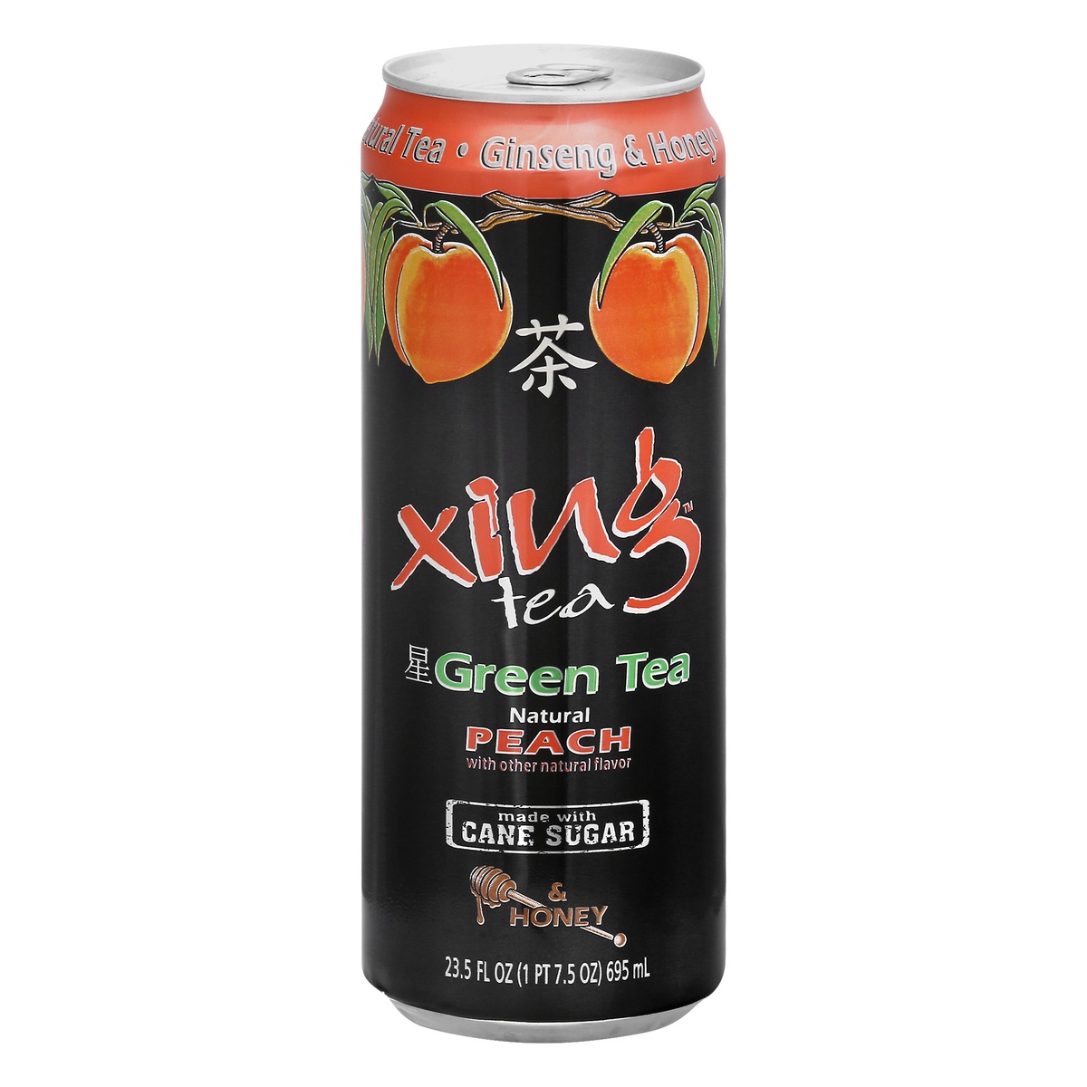 slide 1 of 10, Xing Green Tea With Peach & Honey, 23.5 fl oz