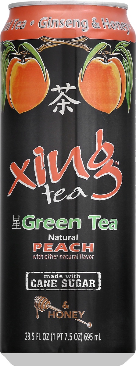 slide 9 of 10, Xing Green Tea With Peach & Honey, 23.5 fl oz