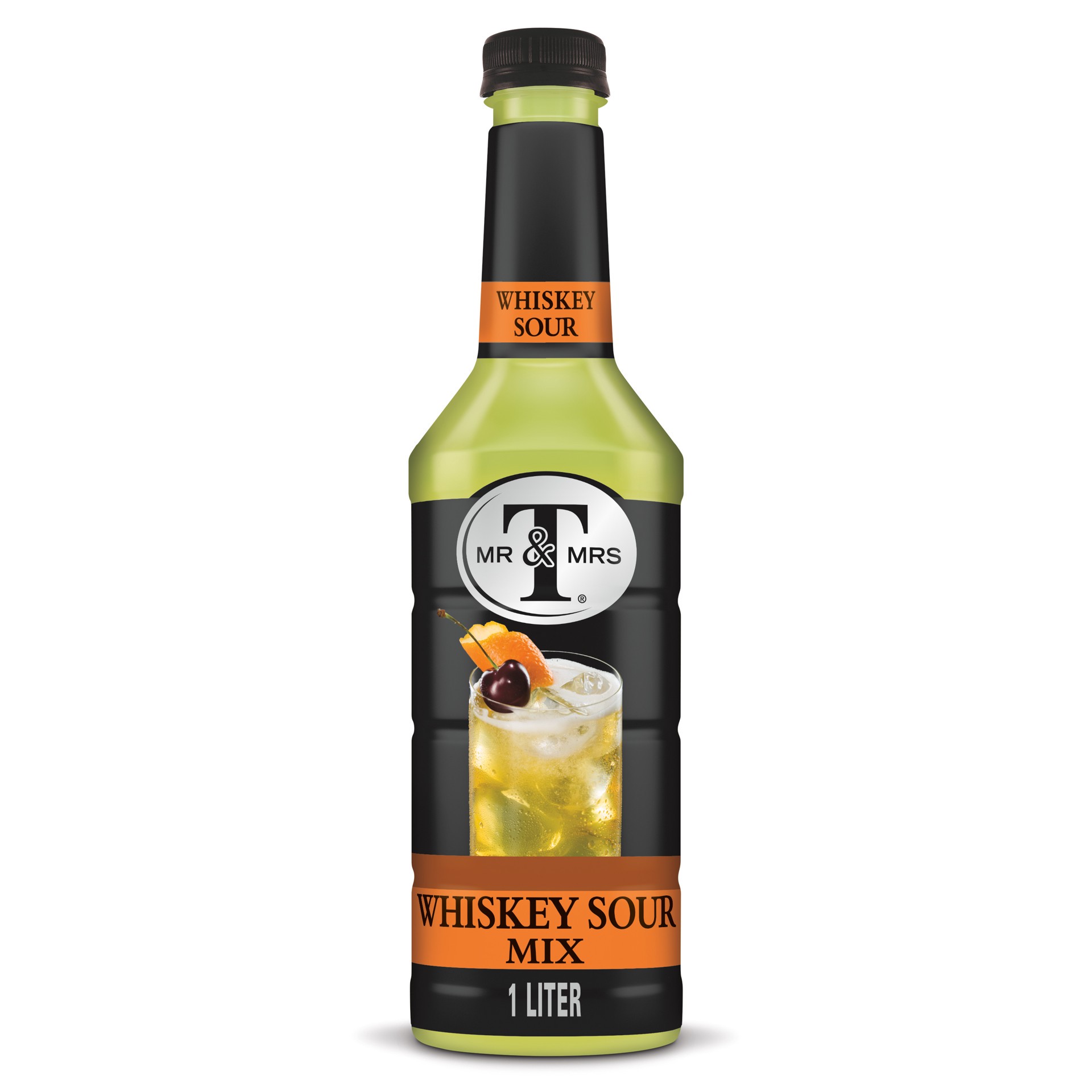 slide 1 of 7, Mr & Mrs T Whiskey Sour Mix, 1 L bottle, 1 liter