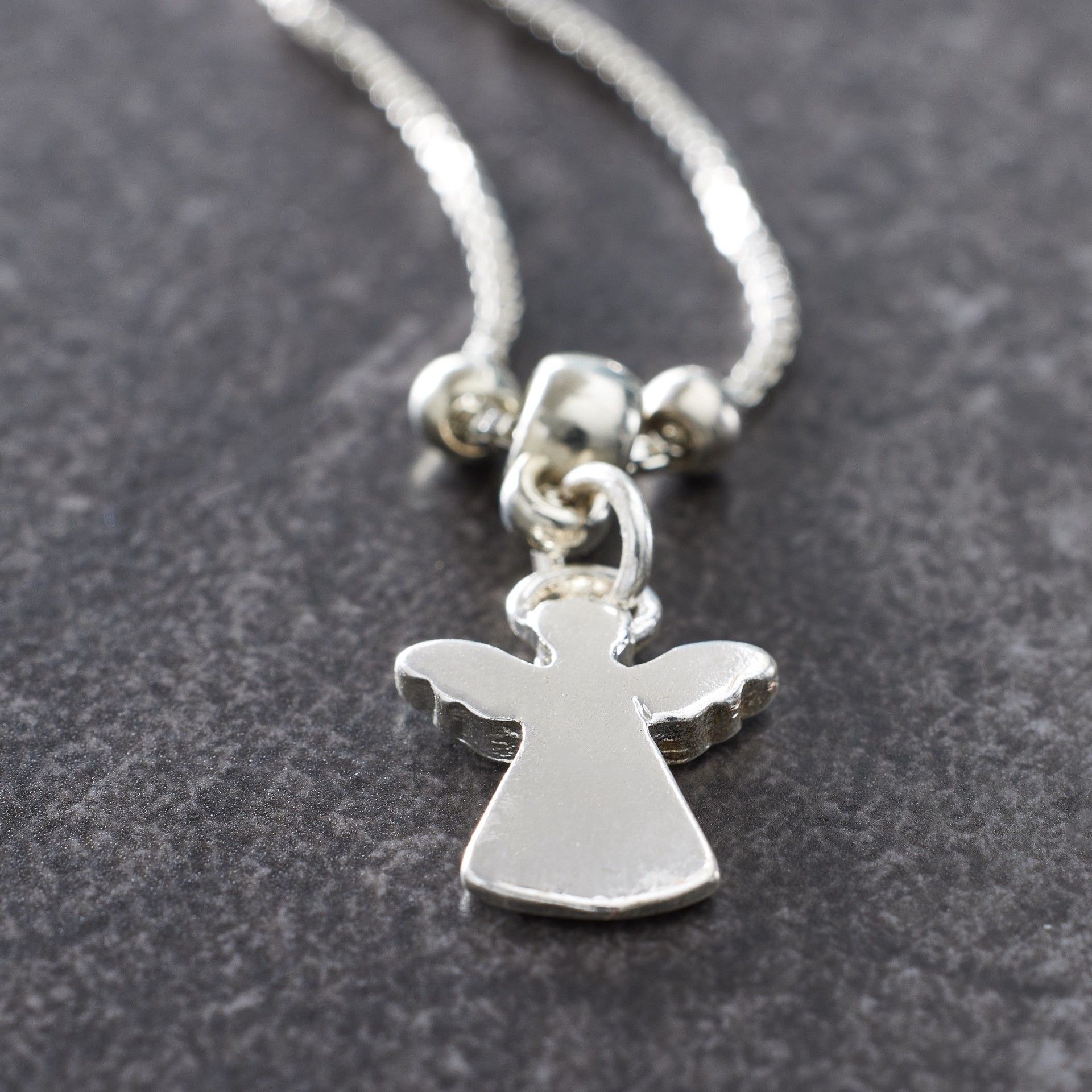slide 3 of 4, Charmalong Silver Plated Angel Charm By Bead Landing, 0.83 in x 0.55 in x 0.2 in