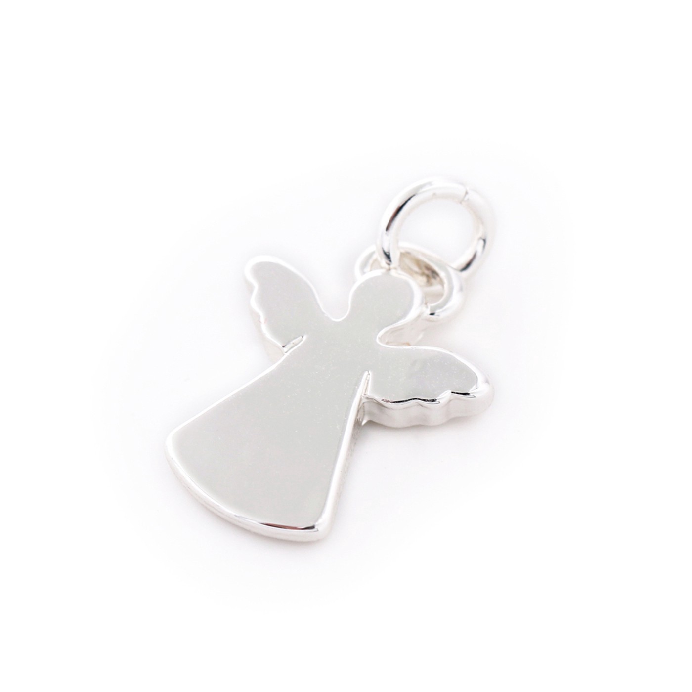 slide 4 of 4, Charmalong Silver Plated Angel Charm By Bead Landing, 0.83 in x 0.55 in x 0.2 in