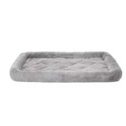 Top Paw Plush Grey Crate Mat