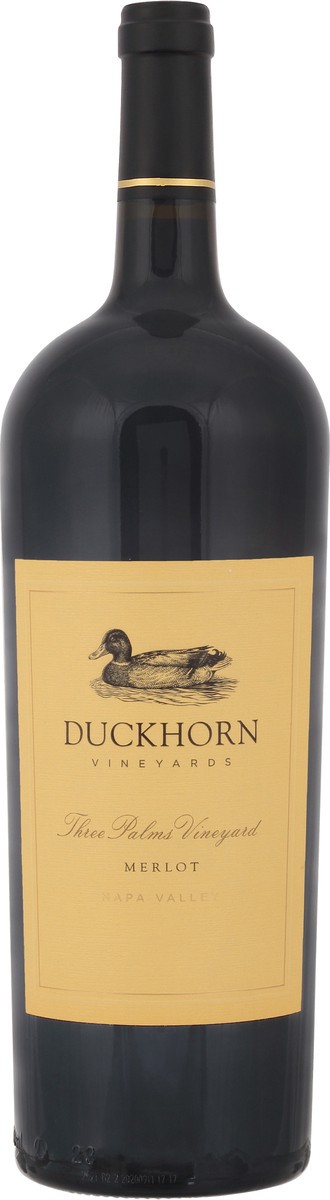 slide 1 of 9, Duckhorn Merlot, Three Palms Vineyard, Napa Valley, 1.5 l