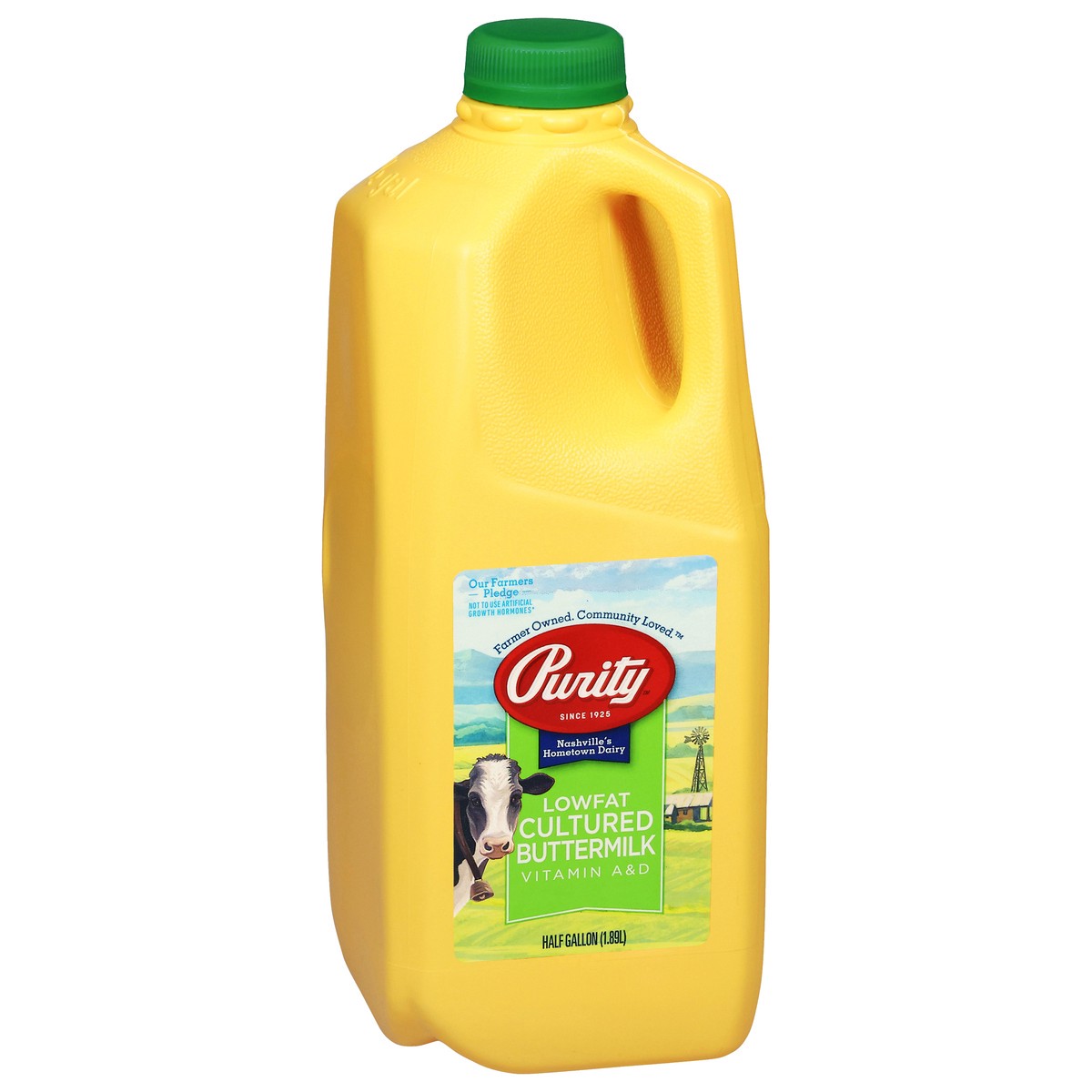 slide 9 of 14, Purity Lowfat Cultured Buttermilk Half Gallon - 1 Container, 64 fl oz