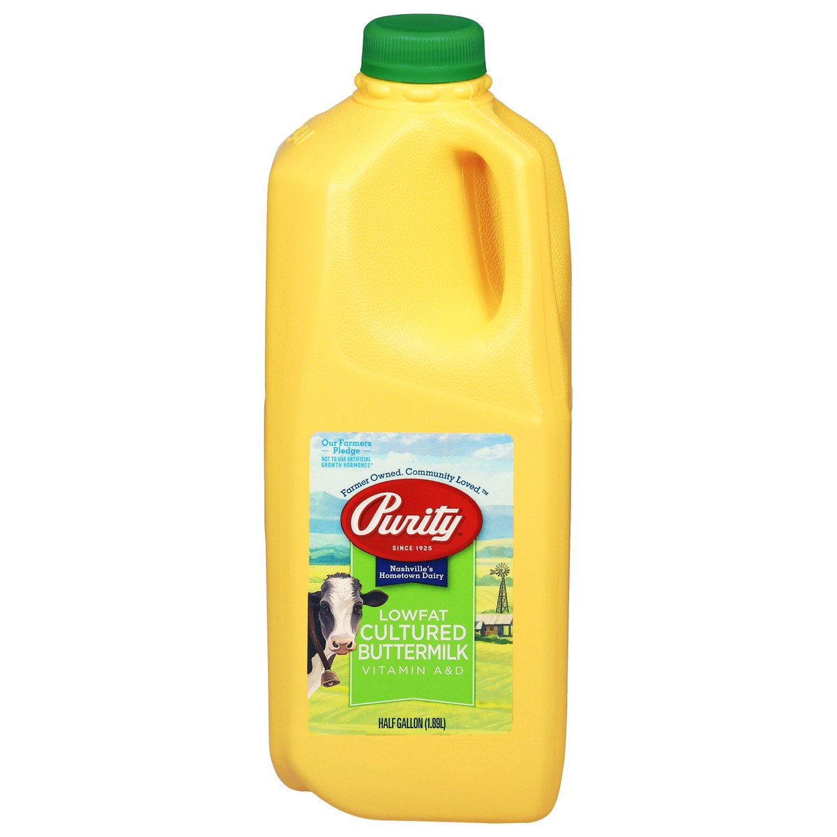 slide 1 of 14, Purity Lowfat Cultured Buttermilk Half Gallon - 1 Container, 64 fl oz