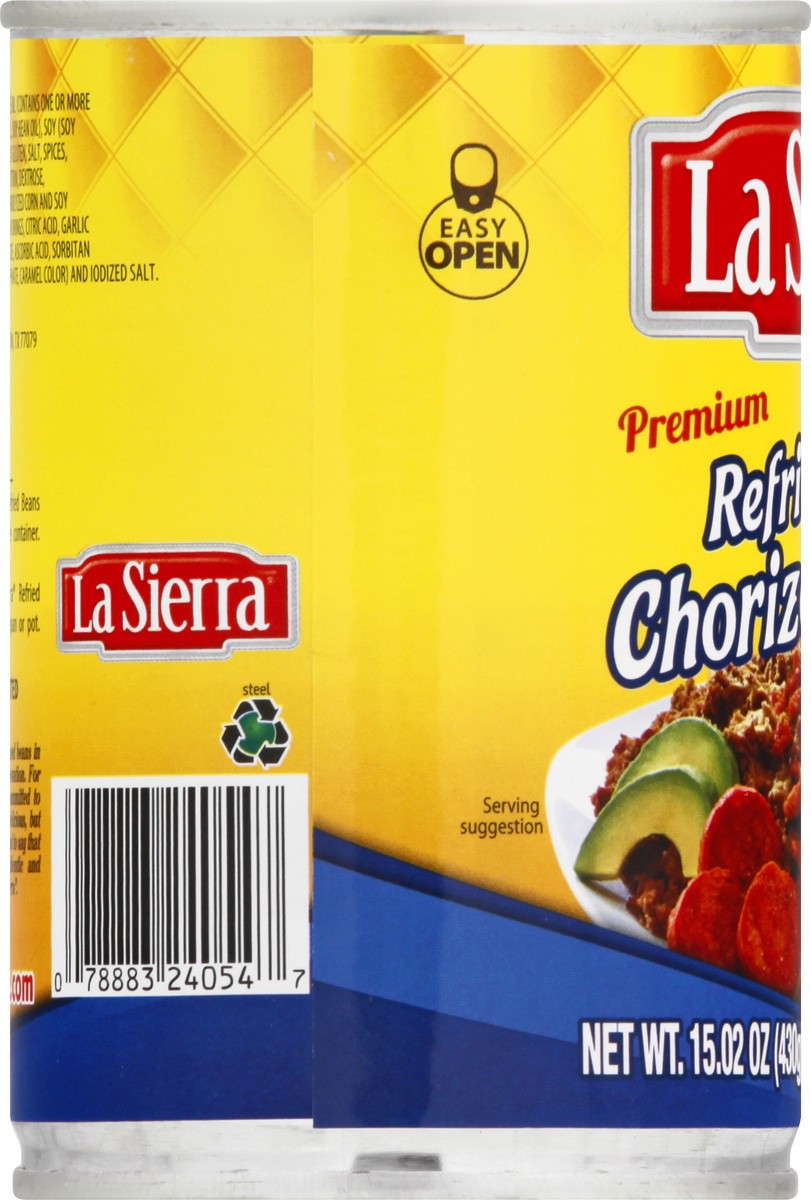 slide 3 of 9, La Sierra Premium Chorizo Flavored Refried Beans 15.02 oz, 15.02 oz