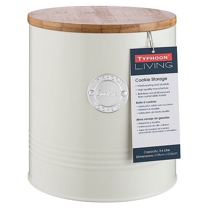 slide 2 of 2, Typhoon Living Cookie Jar - Cream, 114 oz