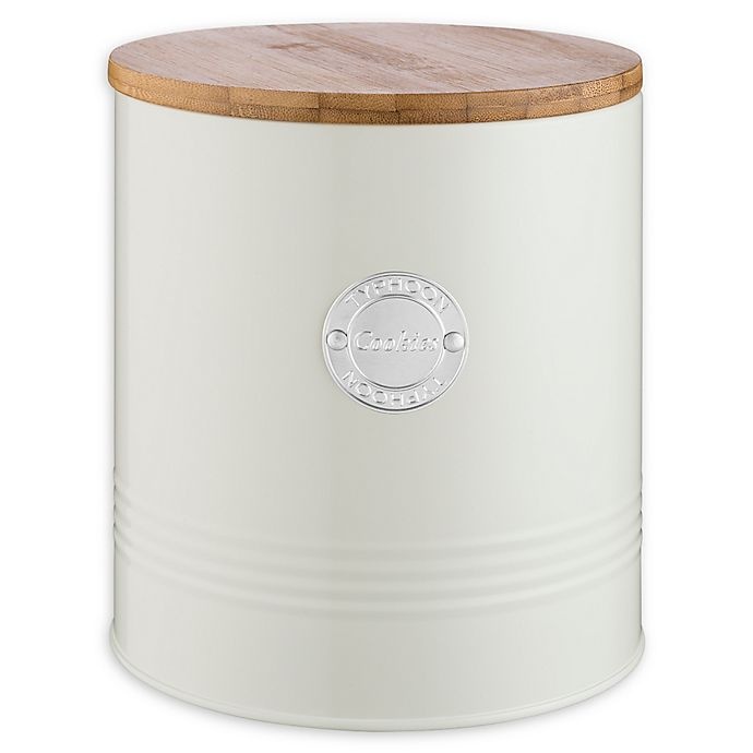 slide 1 of 2, Typhoon Living Cookie Jar - Cream, 114 oz