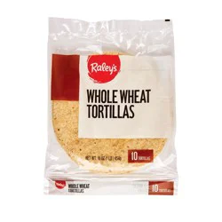 Raley's Whole Wheat Tortilla - 10 Ea