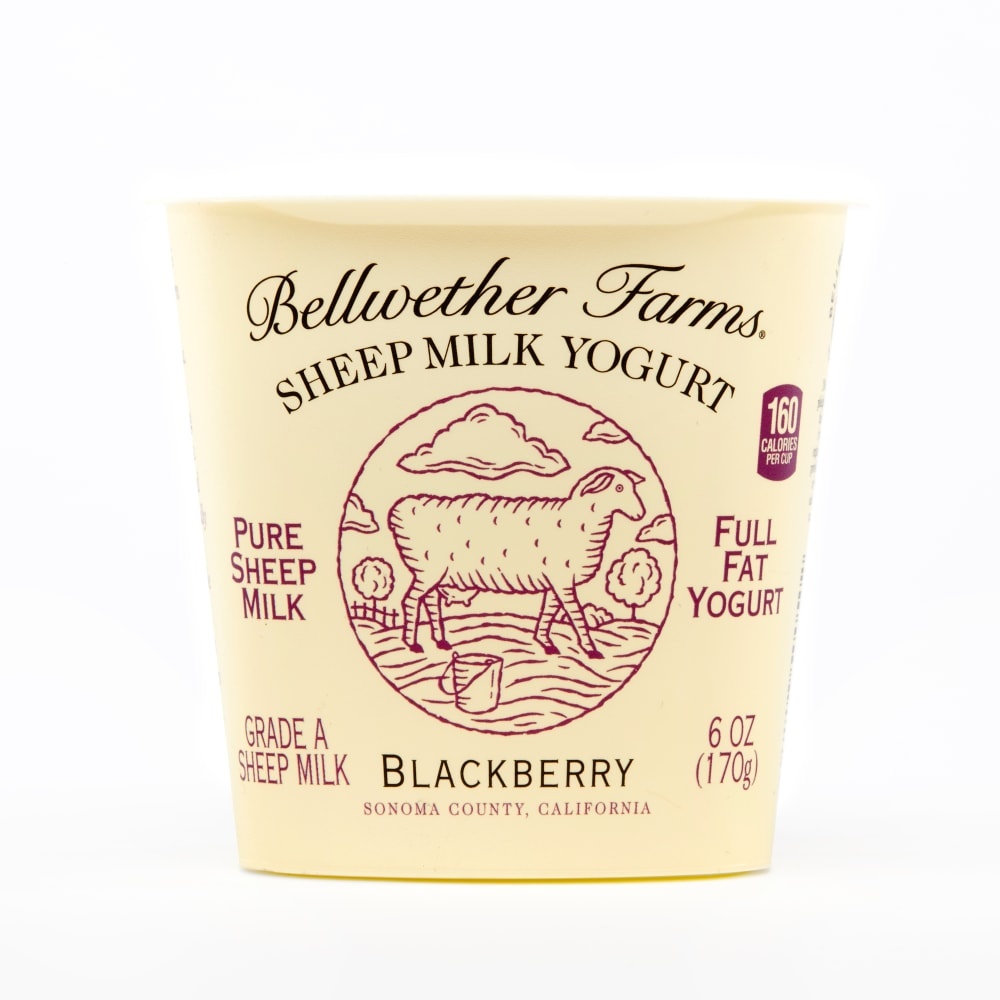 slide 1 of 1, Bellwether Farms Blackberry Sheep Milk Yogurt, 6 oz