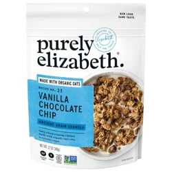 Purely Elizabeth Recipe No. 23 Vanilla Chocolate Chip Ancient Grain Granola 12 oz