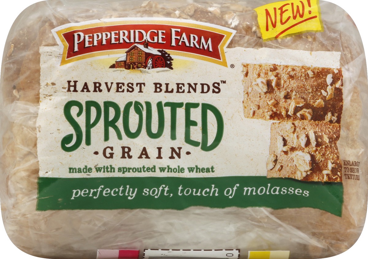 slide 1 of 6, Pepperidge Farms Sprouted Grains Bread Harvest Blends, 18 oz