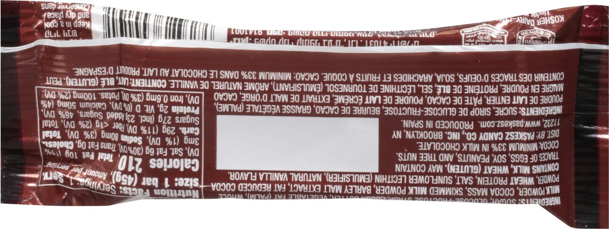 slide 4 of 9, Paskesz Milk Munch Chocolate Bar 1.58 oz, 1.58 oz