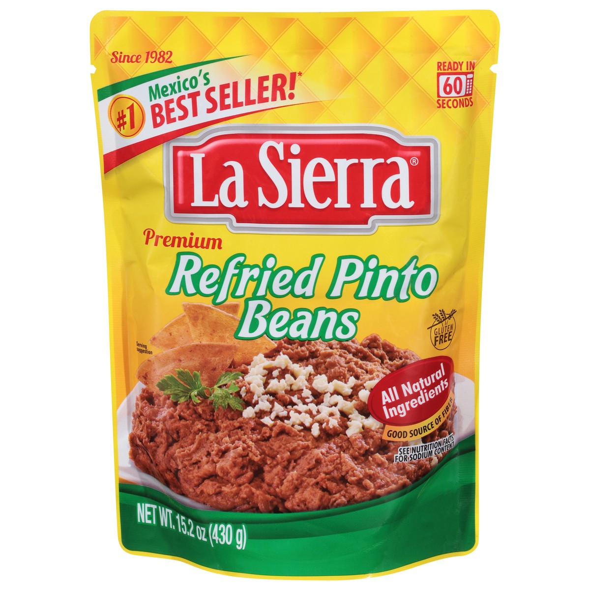 slide 1 of 13, La Sierra Premium Refried Pinto Beans 15.2 oz, 15.2 oz