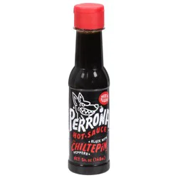 Perrona Black with Chiltepin Peppers Hot Sauce 5 fl oz