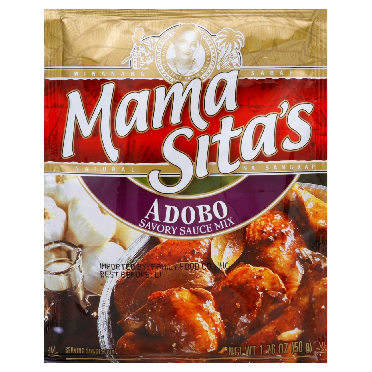 slide 1 of 7, Mama Sita's Adobo Savory Sauce Mix, 1.76 oz